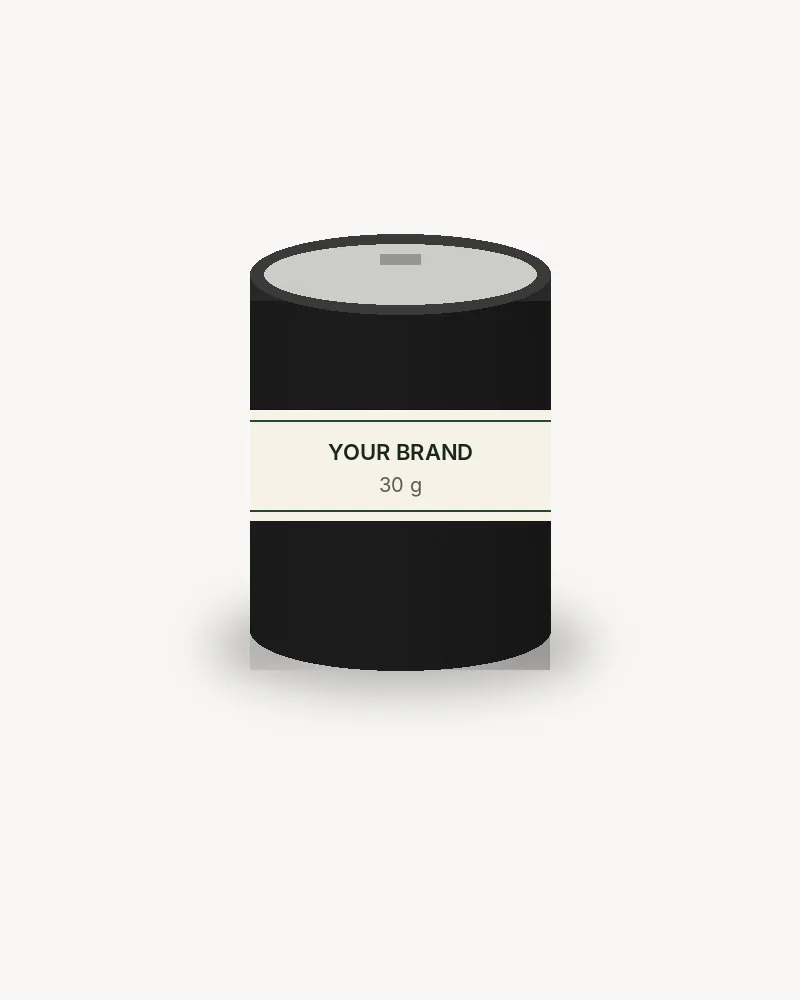 30 g tin, pull-top, direct fill, illustration