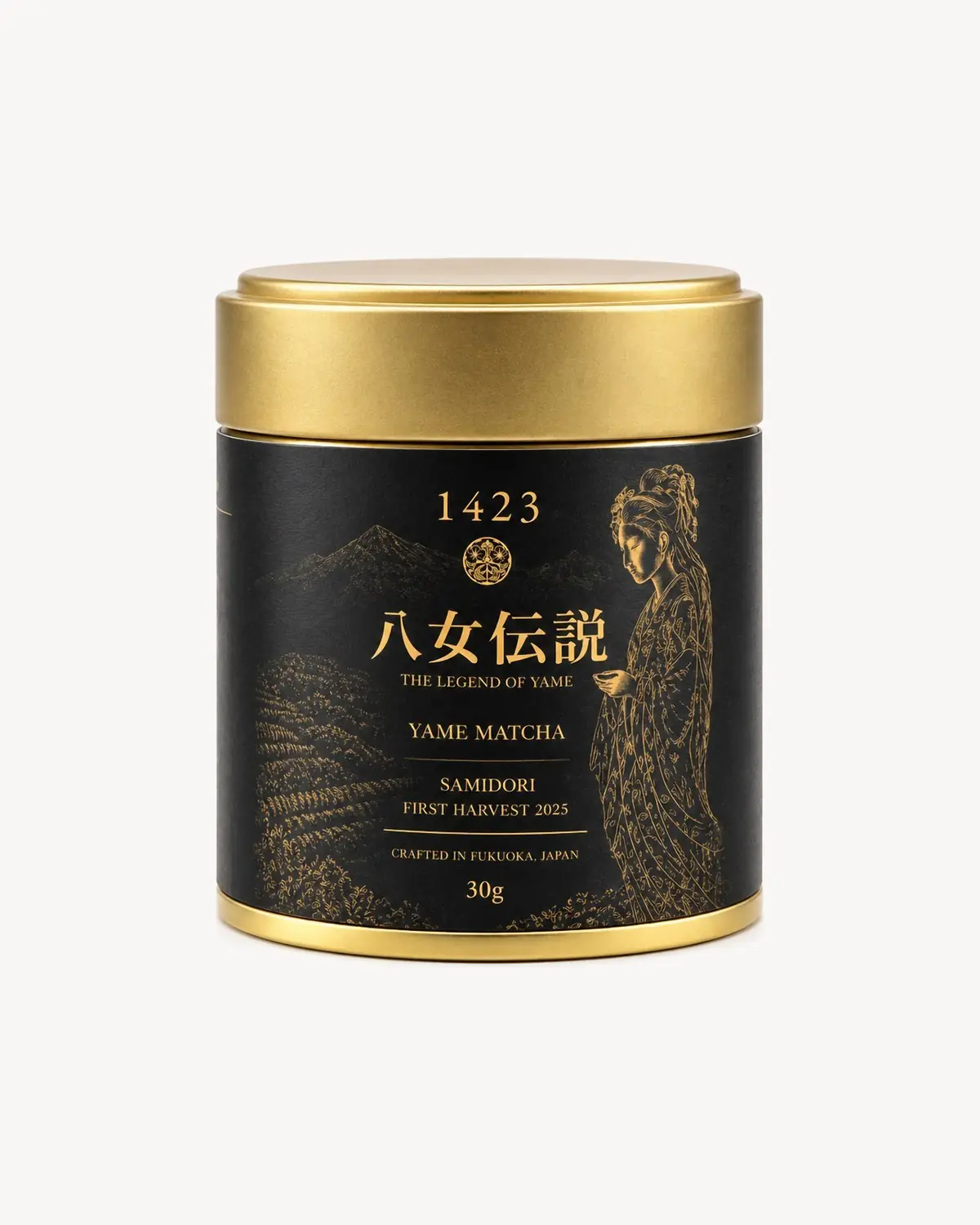 The Legend of Yame 30 g tin matcha powder